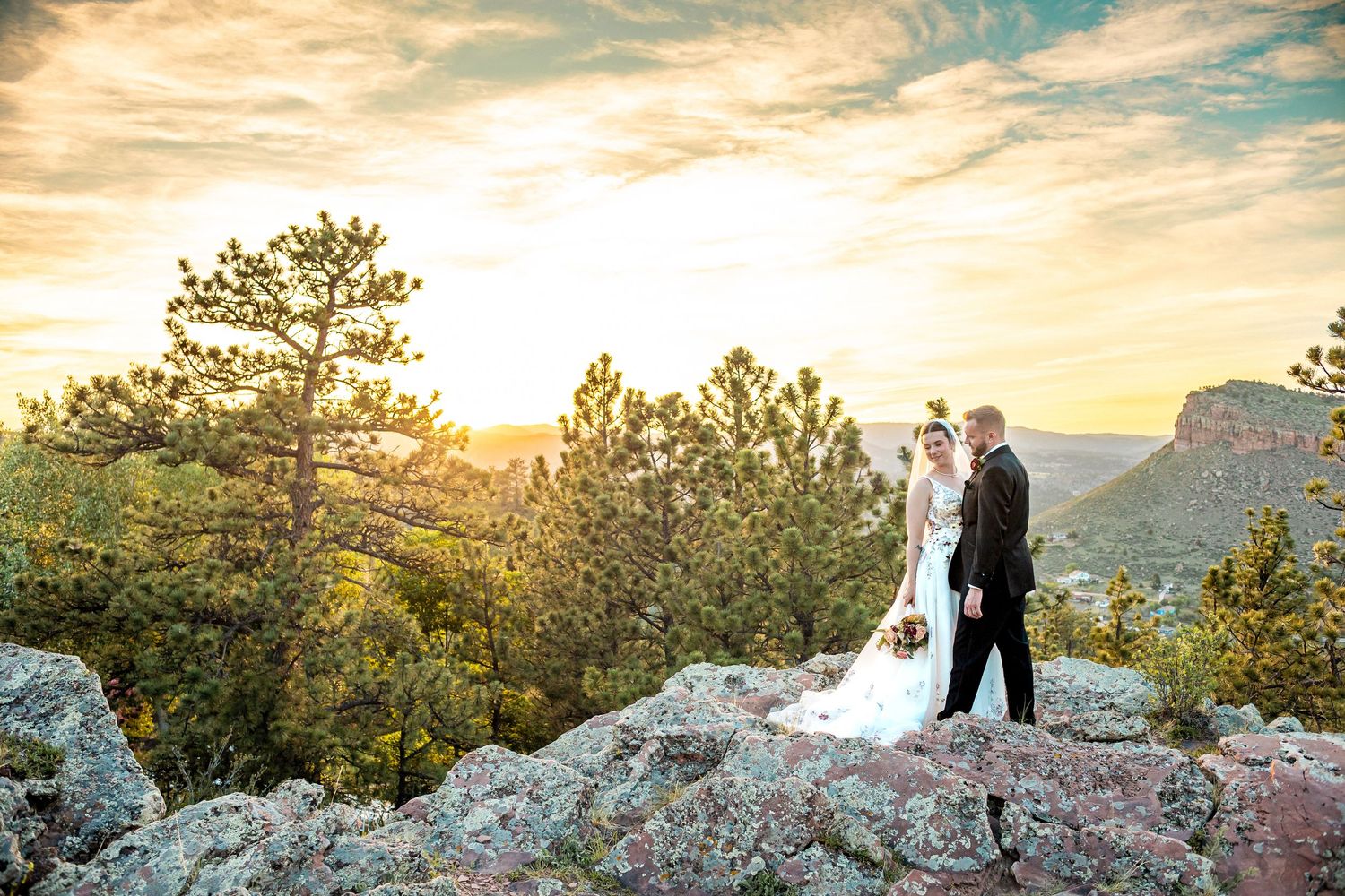 Golden Hour On The Ridge, weddings photograph